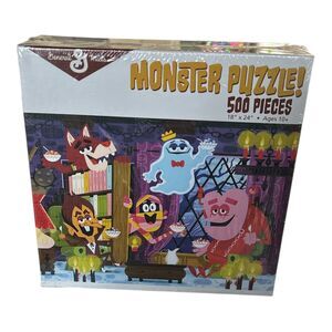 General Mills Monster Cereal 500 Pc Jigsaw Puzzle Count Chocula Franken Berry